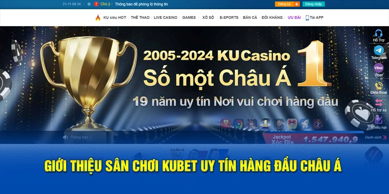 Giới thiệu sân chơi KUBET uy tín hàng đầu Châu Á